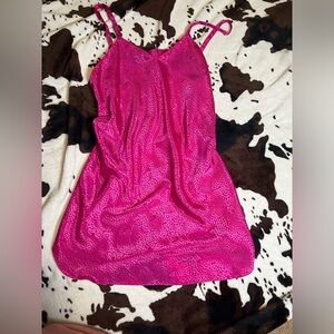 pink sleep dress